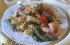 Fusilli  ai gamberi e asparagi